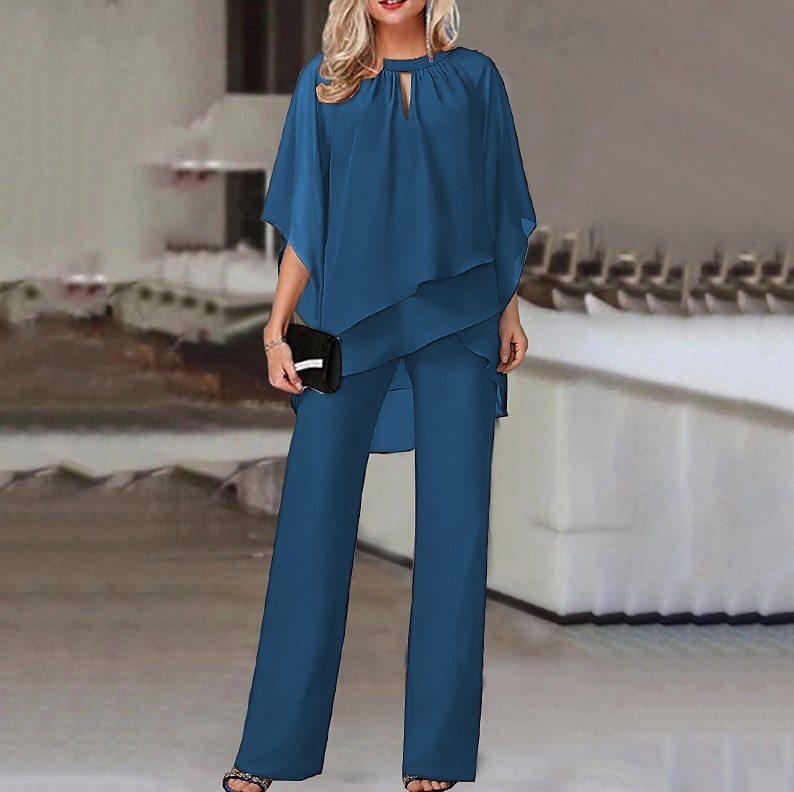 Asymmetric Two-Piece Suit