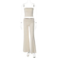 Tube Top & Flared Pants Set