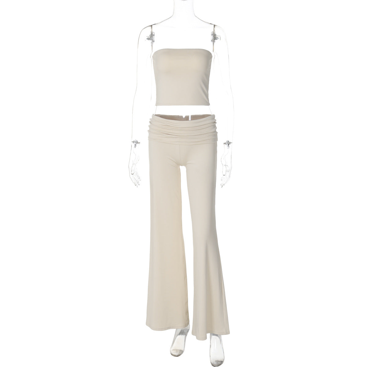 Tube Top & Flared Pants Set