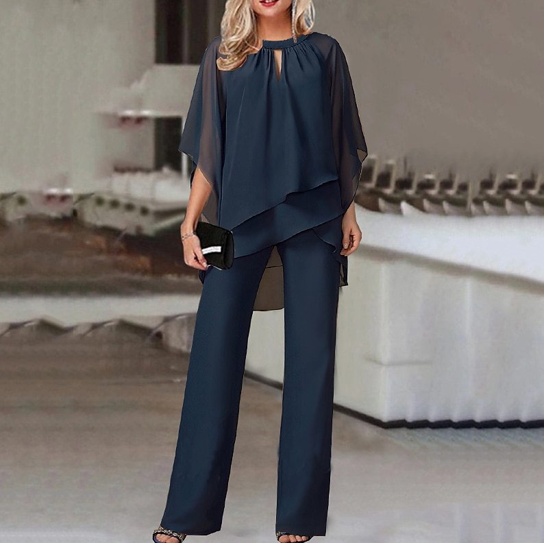 Asymmetric Two-Piece Suit