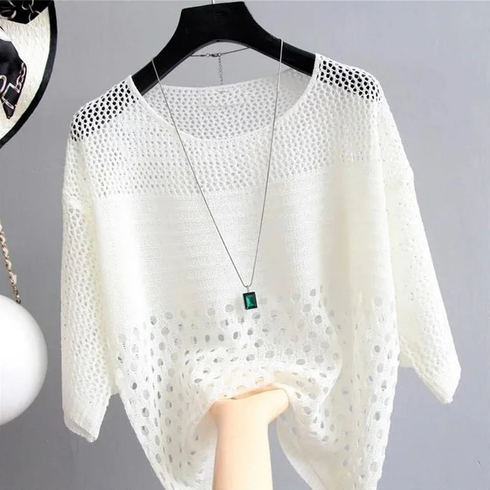 Ice Silk Knit Bottoming Top