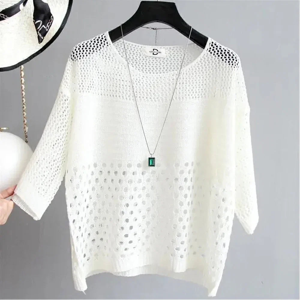 Ice Silk Knit Bottoming Top