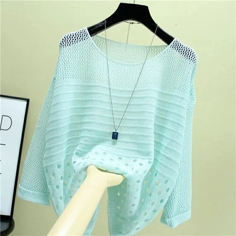 Ice Silk Knit Bottoming Top